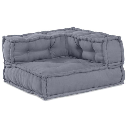 Kissen 2 pcs Grau 70 x 70 x 54 cm Polyester