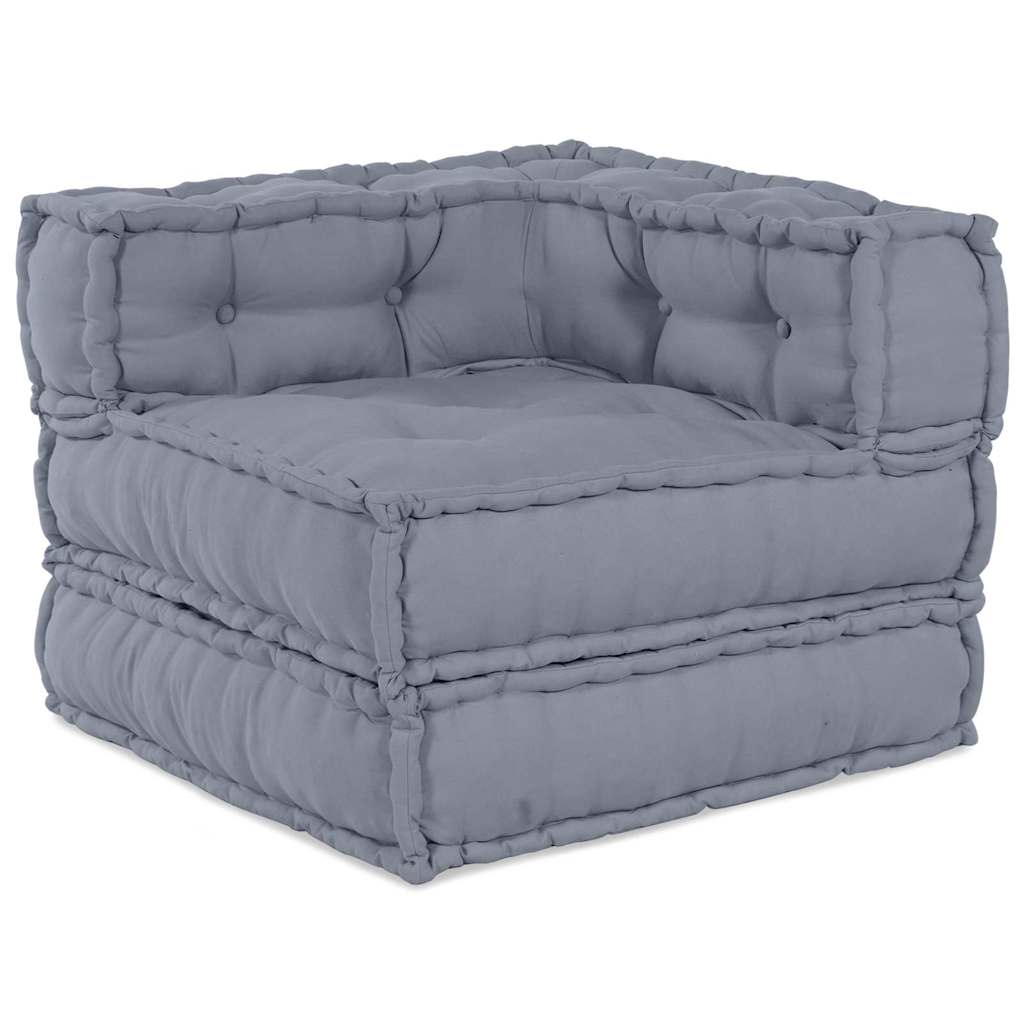 Kissen 2 pcs Grau 70 x 70 x 54 cm Polyester