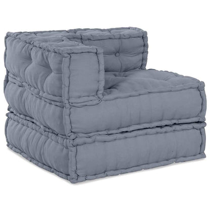 Kissen 3 pcs Grau 70 x 70 x 54 cm Polyester