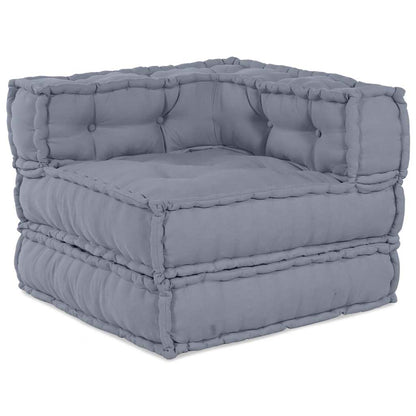 Kissen 3 pcs Grau 70 x 70 x 54 cm Polyester