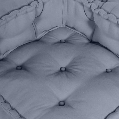 Kissen 4 pcs Grau 70 x 70 x 54 cm Polyester