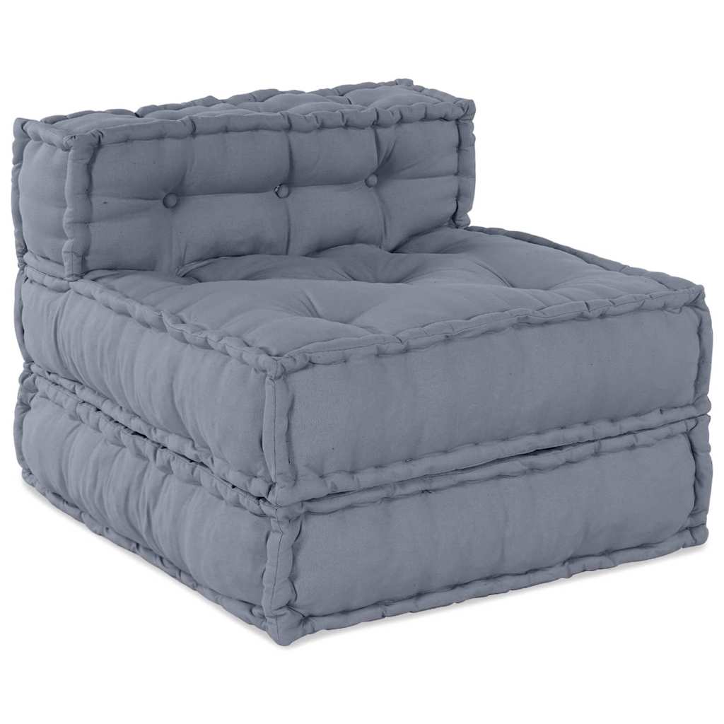 Kissen 4 pcs Grau 70 x 70 x 54 cm Polyester
