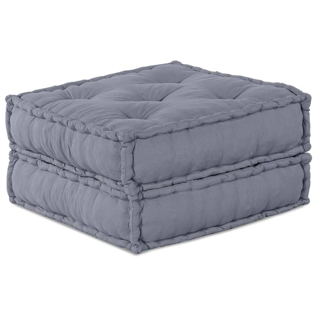 Kissen 2 pcs Grau 70 x 70 x 36 cm Polyester