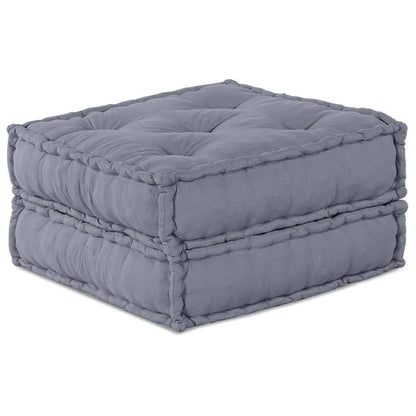 Kissen 2 pcs Grau 70 x 70 x 36 cm Polyester