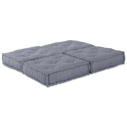 Kissen 2 pcs Grau 70 x 70 x 36 cm Polyester