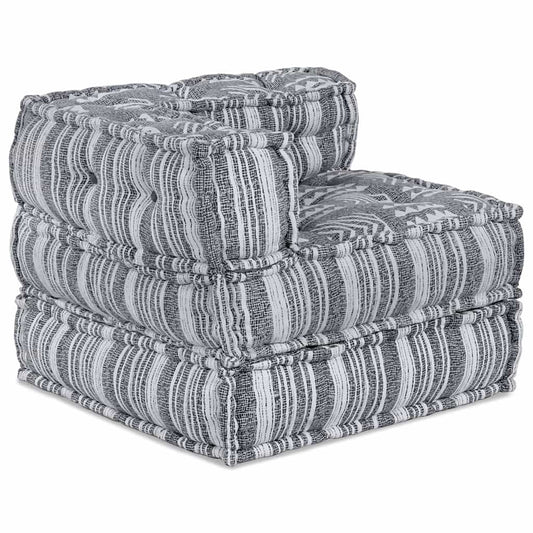 Kissen 3 pcs Hellgrau 70 x 70 x 54 cm Polyester