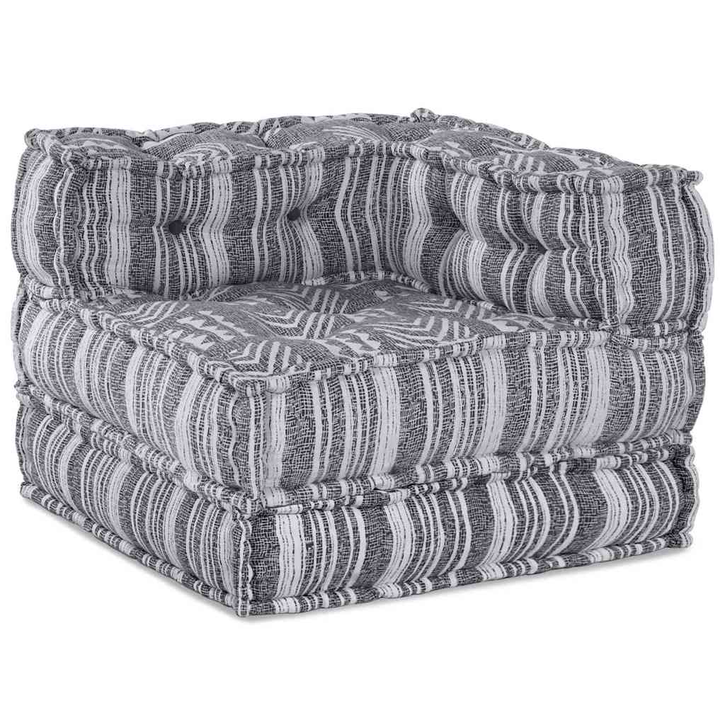 Kissen 3 pcs Hellgrau 70 x 70 x 54 cm Polyester