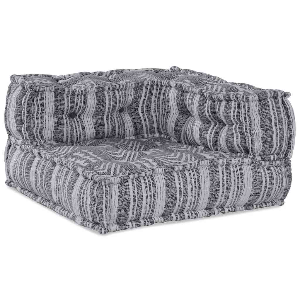 Kissen 4 pcs Hellgrau 70 x 70 x 54 cm Polyester