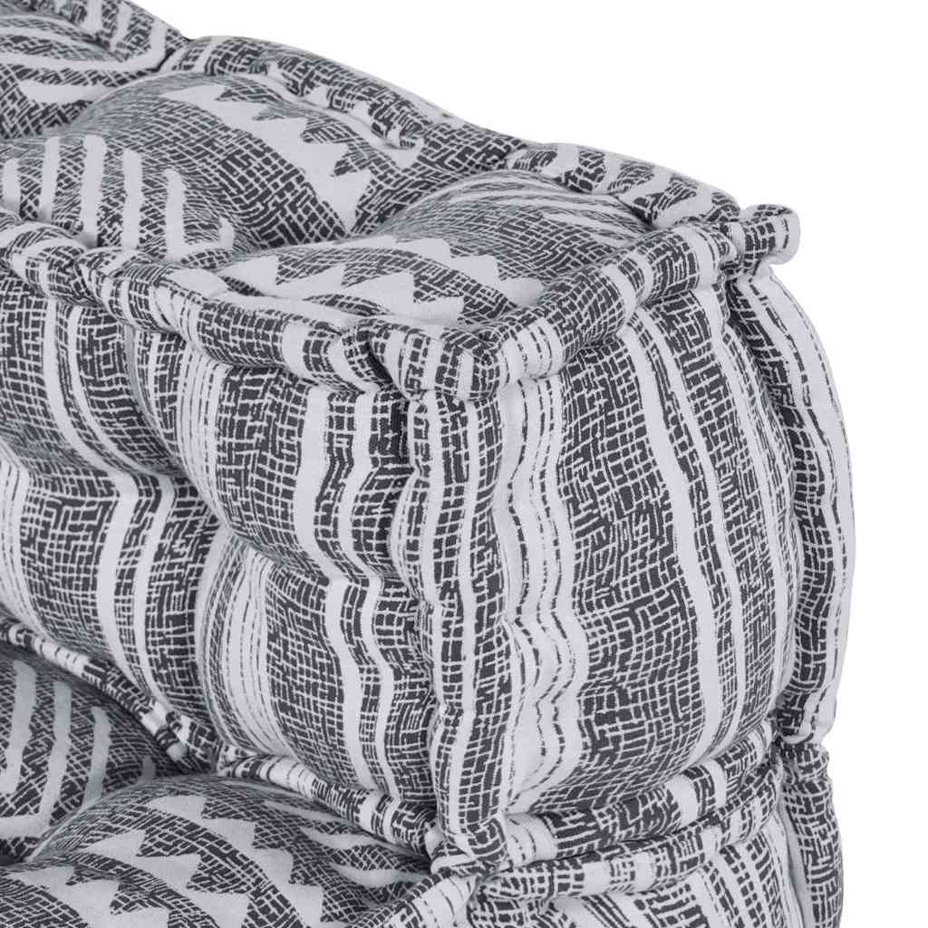 Kissen 4 pcs Hellgrau 70 x 70 x 54 cm Polyester