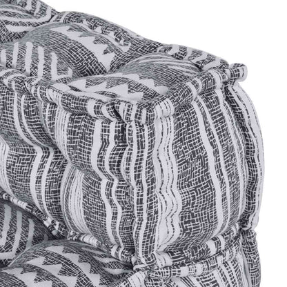 Kissen 4 pcs Hellgrau 70 x 70 x 54 cm Polyester