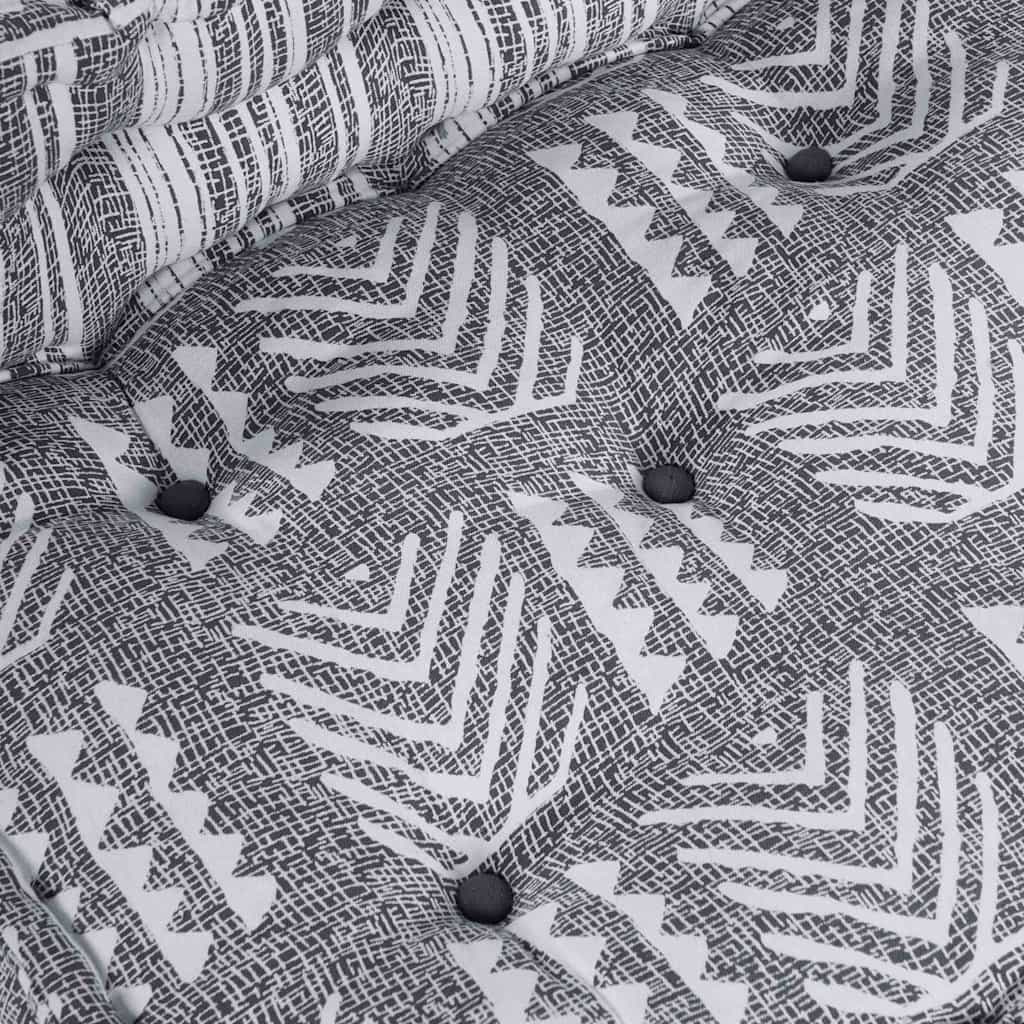 Kissen 4 pcs Hellgrau 70 x 70 x 54 cm Polyester