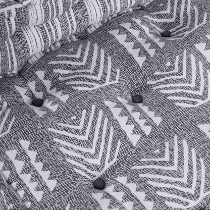 Kissen 4 pcs Hellgrau 70 x 70 x 54 cm Polyester