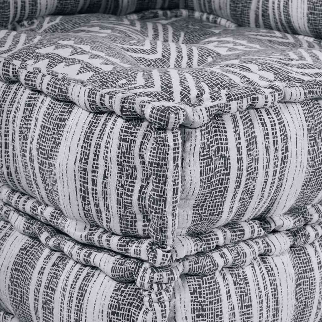 Kissen 4 pcs Hellgrau 70 x 70 x 54 cm Polyester