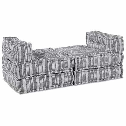 Kissen 4 pcs Hellgrau 70 x 70 x 54 cm Polyester