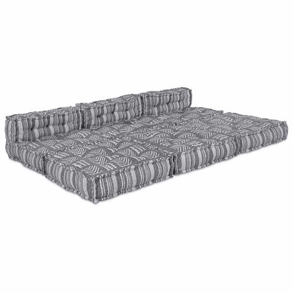 Kissen 4 pcs Hellgrau 70 x 70 x 54 cm Polyester