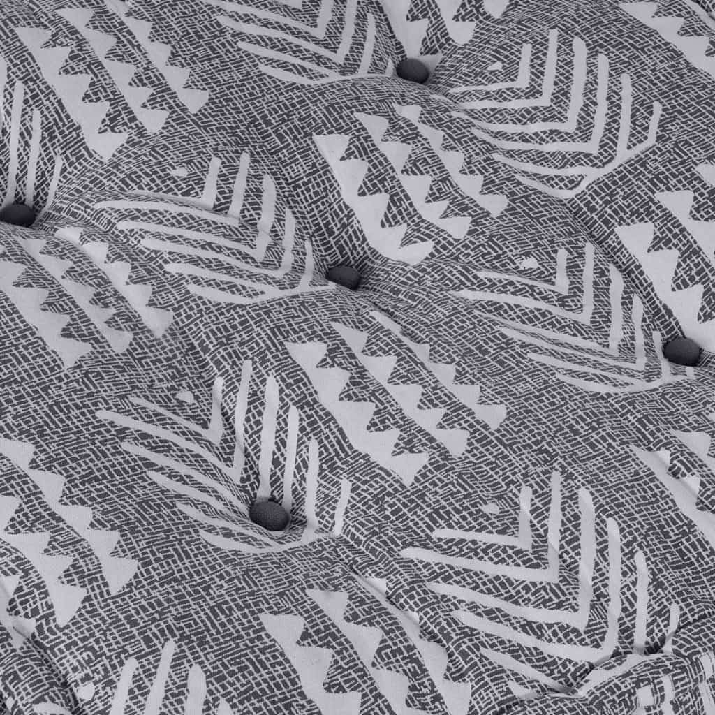 Kissen 2 pcs Hellgrau 70 x 70 x 36 cm Polyester