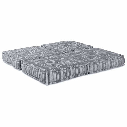 Kissen 2 pcs Hellgrau 70 x 70 x 36 cm Polyester