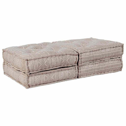 Kissen 2 pcs Braun 70 x 70 x 36 cm Polyester