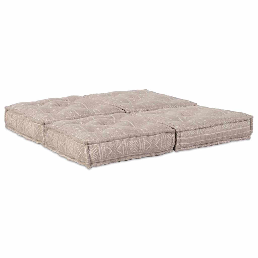 Kissen 2 pcs Braun 70 x 70 x 36 cm Polyester