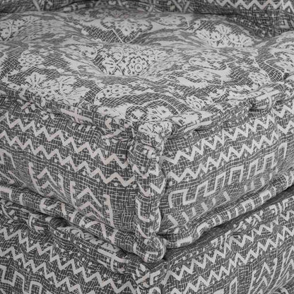 Kissen 2 pcs Hellgrau 70 x 70 x 54 cm Polyester