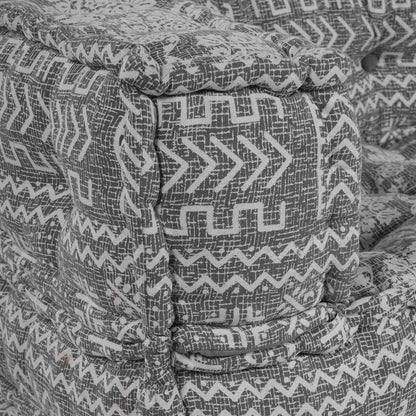 Kissen 2 pcs Hellgrau 70 x 70 x 54 cm Polyester