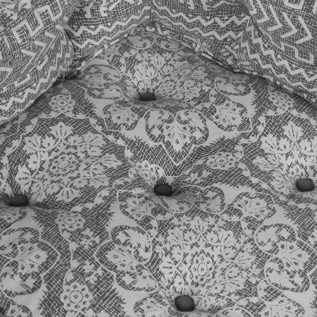 Kissen 2 pcs Hellgrau 70 x 70 x 54 cm Polyester