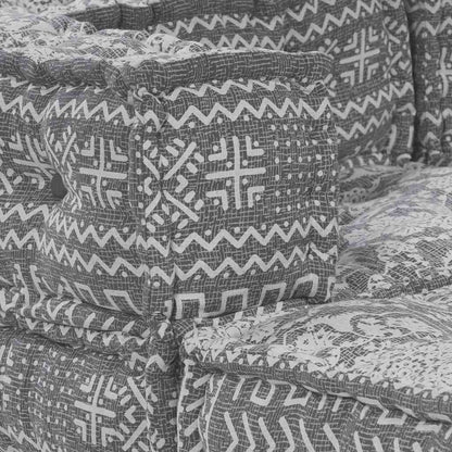 Kissen 3 pcs Hellgrau 70 x 70 x 54 cm Polyester