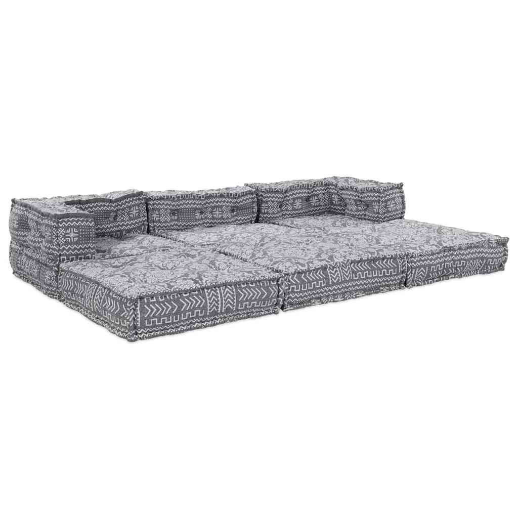 Kissen 3 pcs Hellgrau 70 x 70 x 54 cm Polyester
