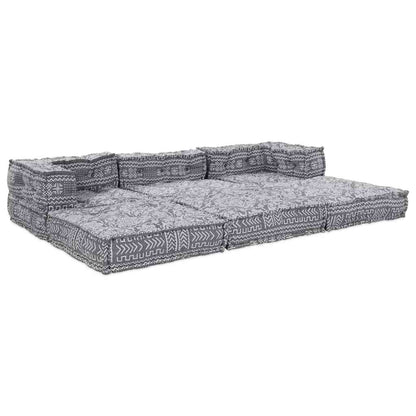 Kissen 3 pcs Hellgrau 70 x 70 x 54 cm Polyester