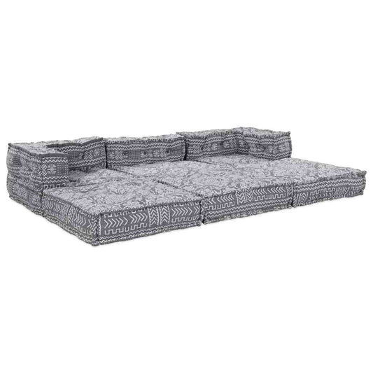 Kissen 3 pcs Hellgrau 70 x 70 x 54 cm Polyester