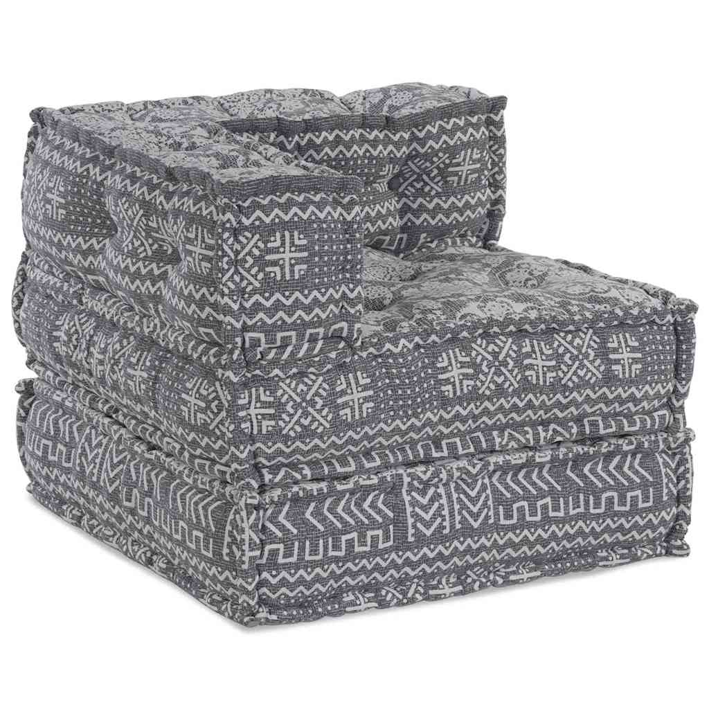 Kissen 3 pcs Hellgrau 70 x 70 x 54 cm Polyester