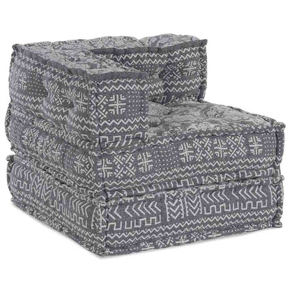 Kissen 3 pcs Hellgrau 70 x 70 x 54 cm Polyester
