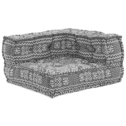 Kissen 3 pcs Hellgrau 70 x 70 x 54 cm Polyester