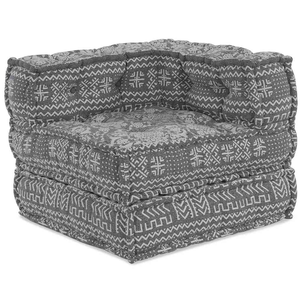 Kissen 3 pcs Hellgrau 70 x 70 x 54 cm Polyester