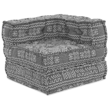 Kissen 3 pcs Hellgrau 70 x 70 x 54 cm Polyester