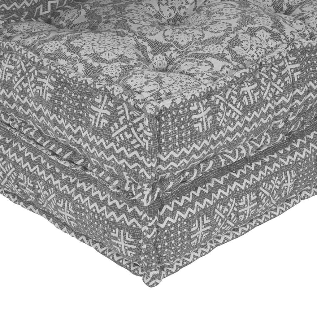 Kissen 4 pcs Hellgrau 70 x 70 x 54 cm Polyester