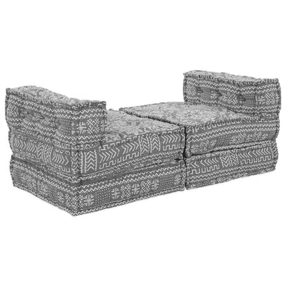 Kissen 4 pcs Hellgrau 70 x 70 x 54 cm Polyester