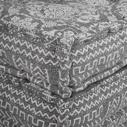 Kissen 2 pcs Hellgrau 70 x 70 x 36 cm Polyester