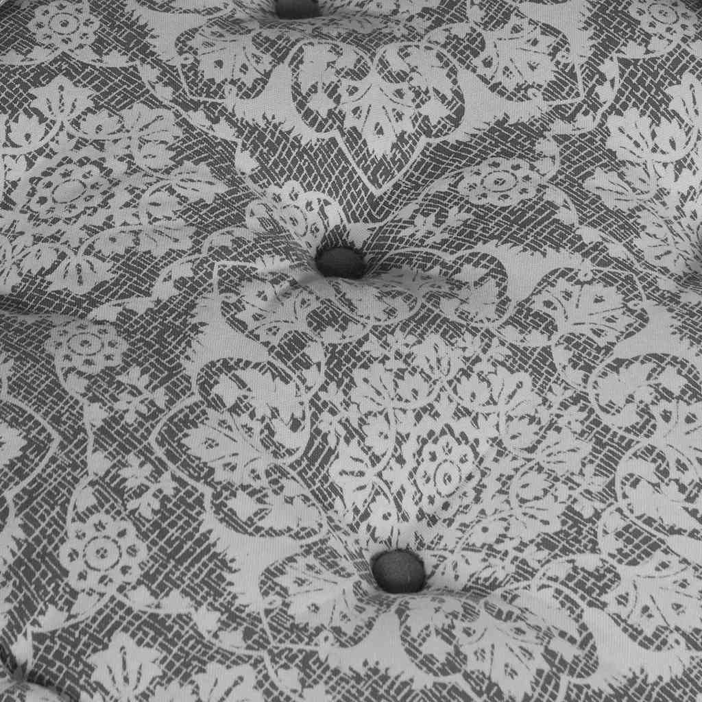 Kissen 2 pcs Hellgrau 70 x 70 x 36 cm Polyester