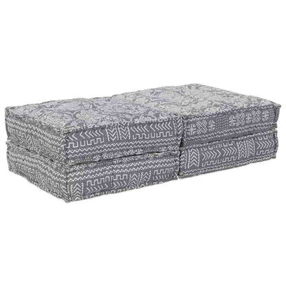 Kissen 2 pcs Hellgrau 70 x 70 x 36 cm Polyester
