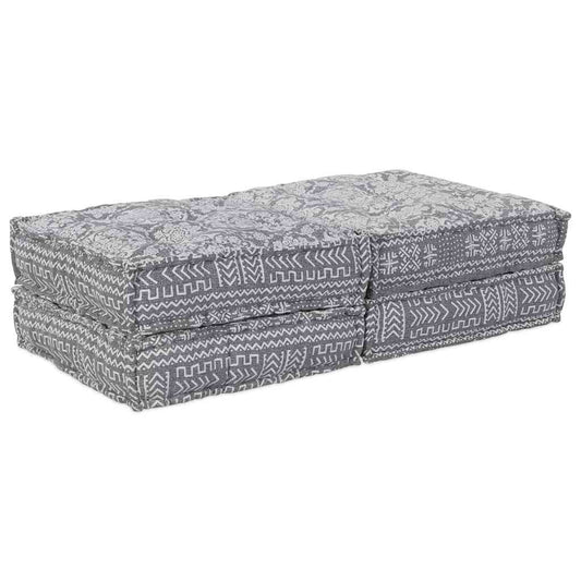 Kissen 2 pcs Hellgrau 70 x 70 x 36 cm Polyester