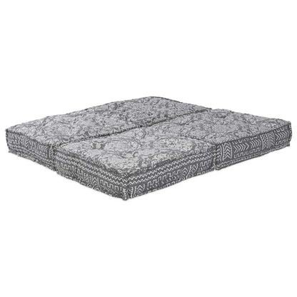 Kissen 2 pcs Hellgrau 70 x 70 x 36 cm Polyester