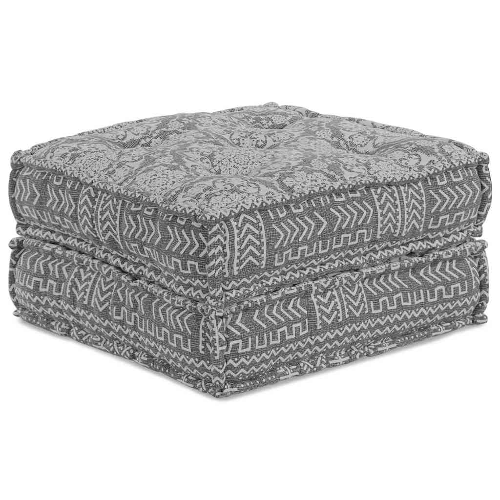 Kissen 2 pcs Hellgrau 70 x 70 x 36 cm Polyester