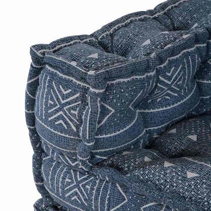 Kissen 2 pcs Blau 70 x 70 x 54 cm Polyester