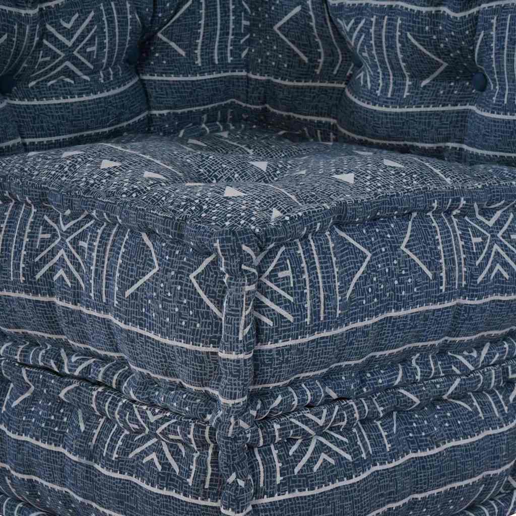 Kissen 2 pcs Blau 70 x 70 x 54 cm Polyester