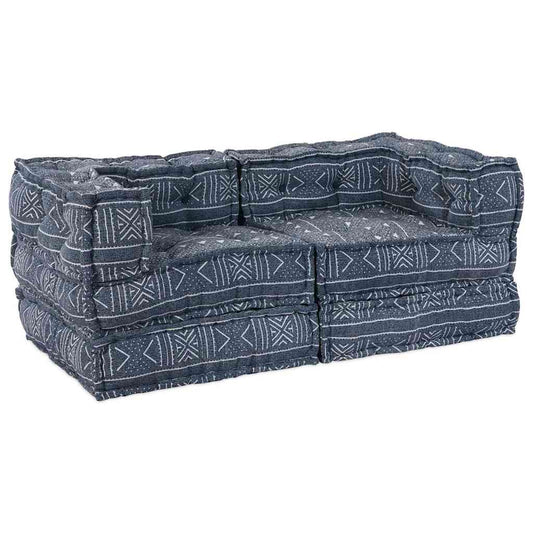 Kissen 2 pcs Blau 70 x 70 x 54 cm Polyester