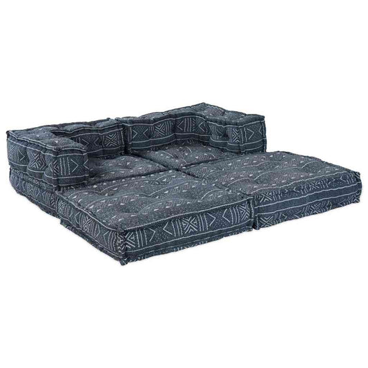 Kissen 2 pcs Blau 70 x 70 x 54 cm Polyester