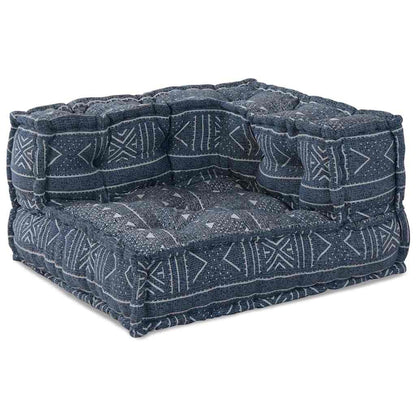 Kissen 2 pcs Blau 70 x 70 x 54 cm Polyester