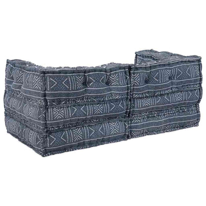 Kissen 2 pcs Blau 70 x 70 x 54 cm Polyester