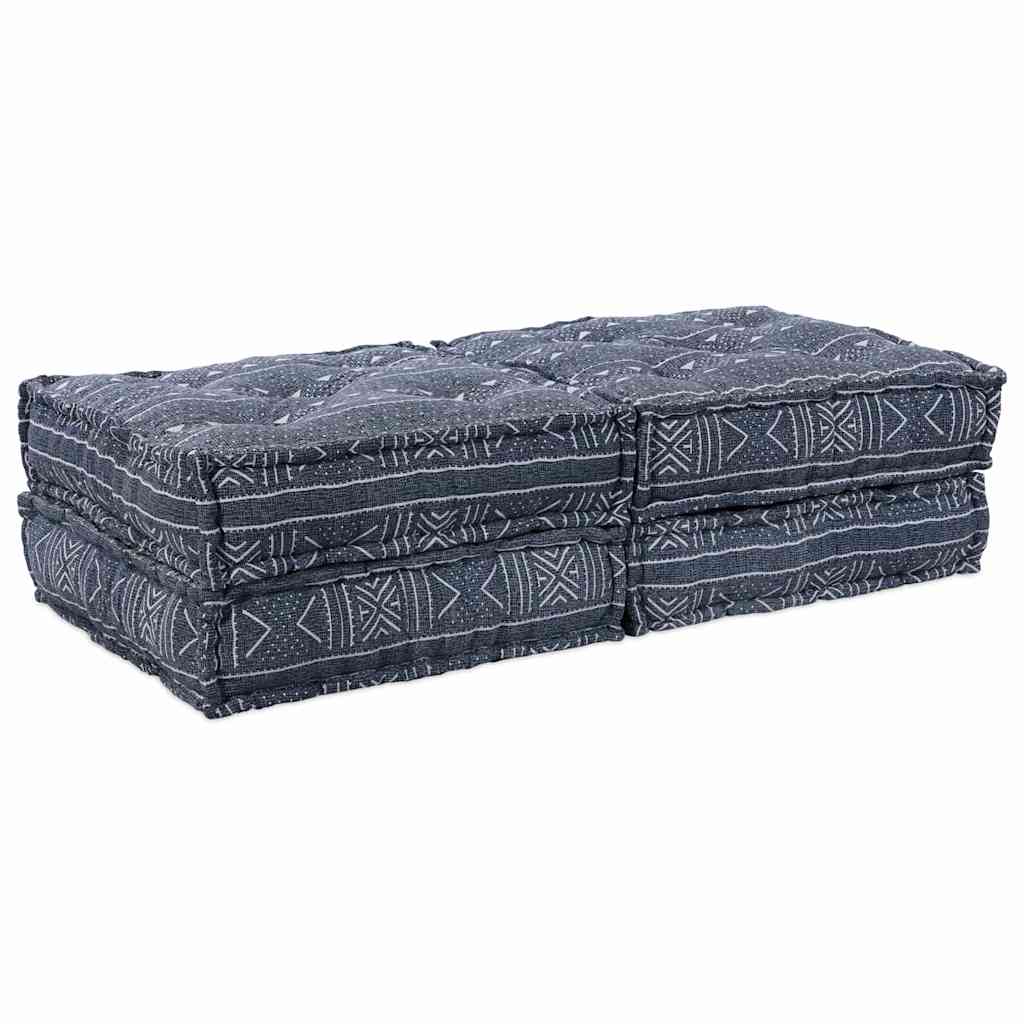 Kissen 2 pcs Blau 70 x 70 x 36 cm Polyester